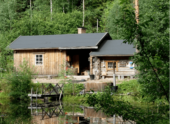 Savusauna ja palju Kettukallion Elämystilassa